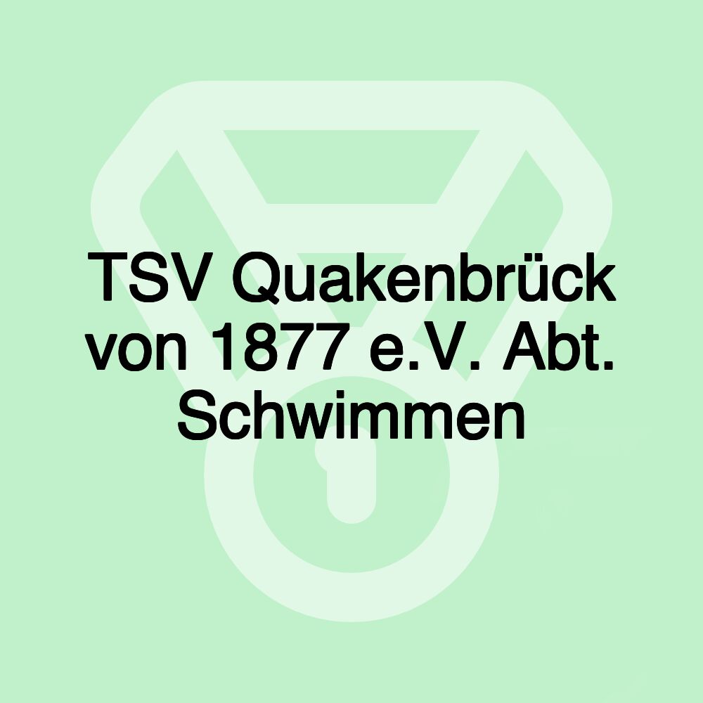 TSV Quakenbrück von 1877 e.V. Abt. Schwimmen