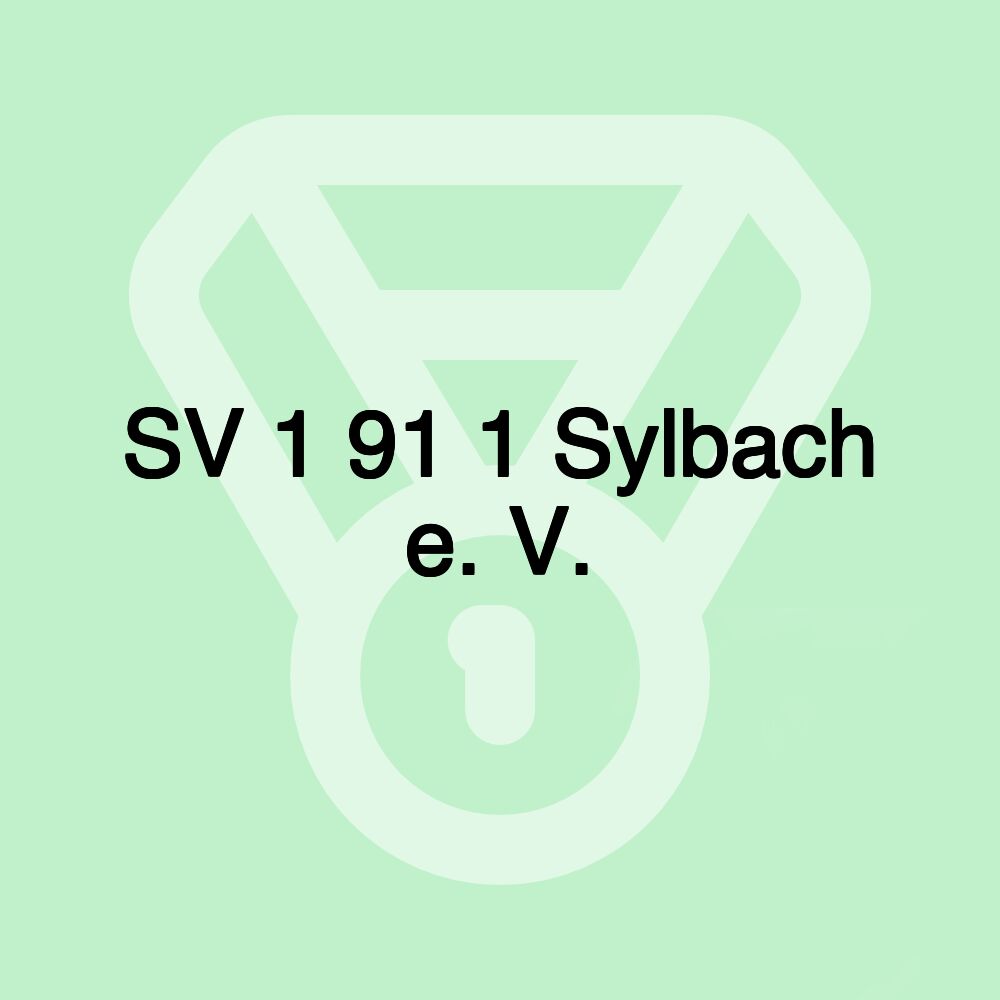 SV 1 91 1 Sylbach e. V.