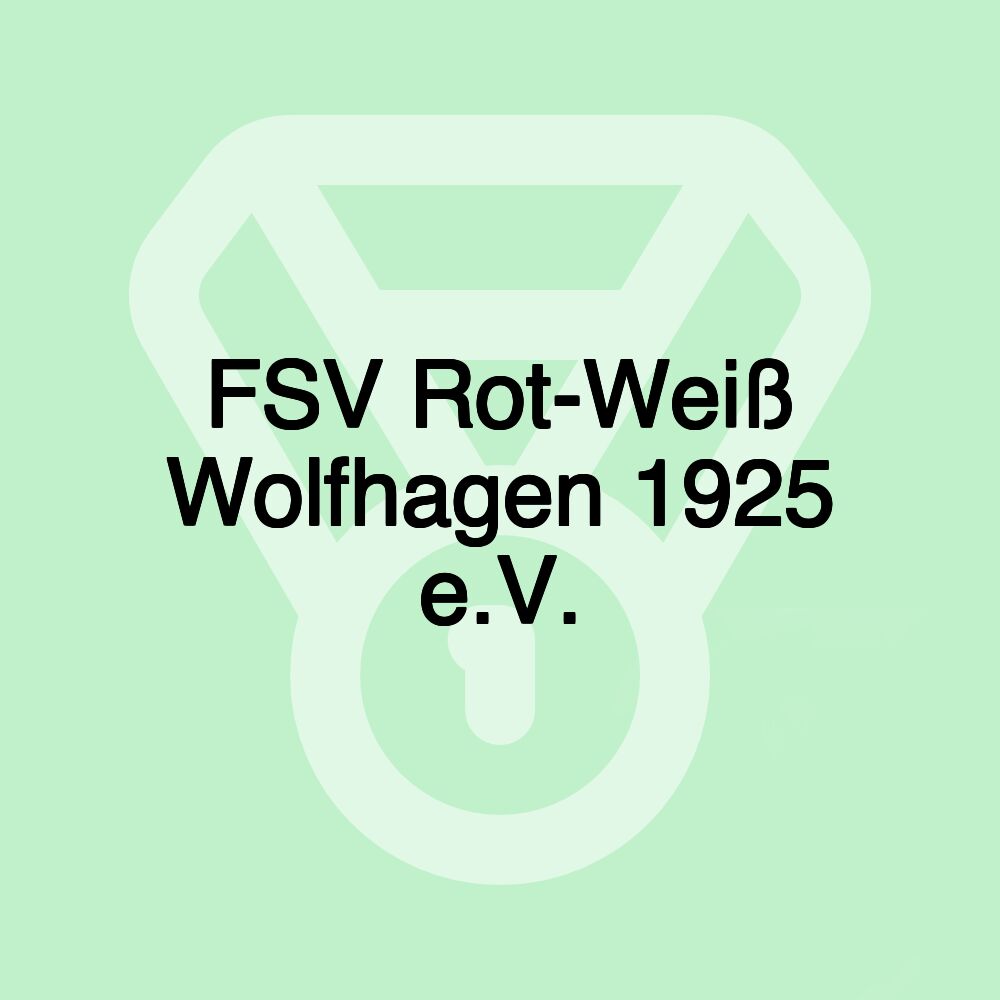 FSV Rot-Weiß Wolfhagen 1925 e.V.