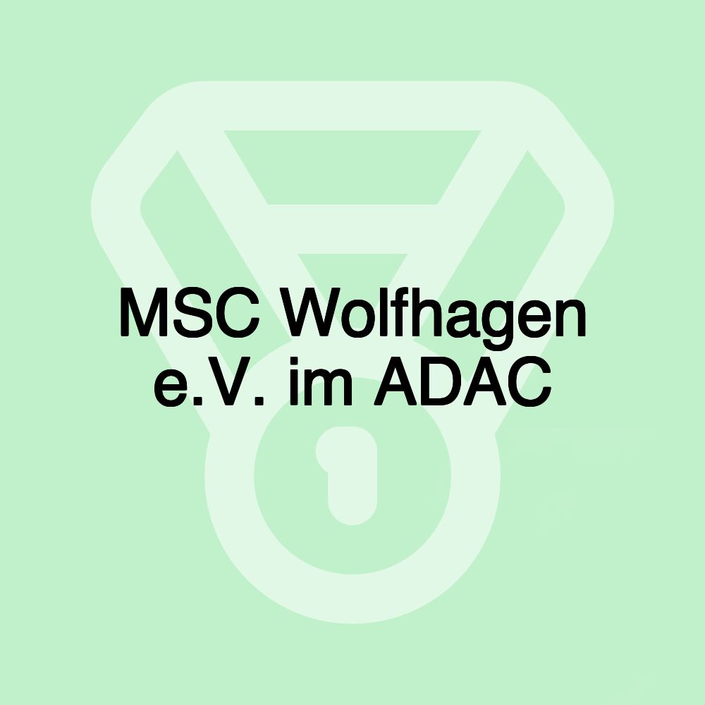 MSC Wolfhagen e.V. im ADAC