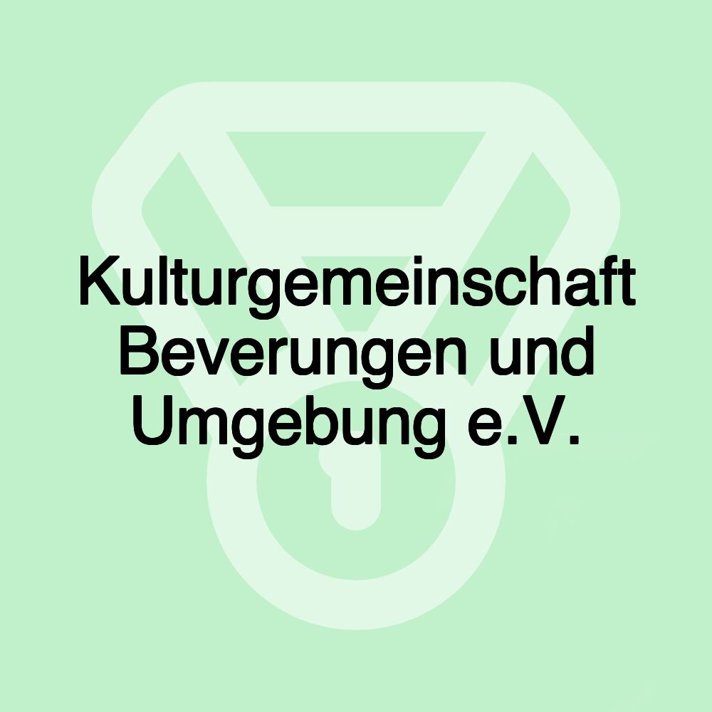 Kulturgemeinschaft Beverungen und Umgebung e.V.