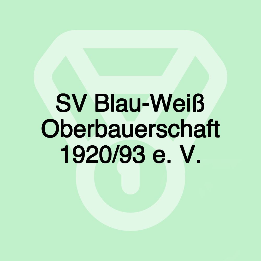 SV Blau-Weiß Oberbauerschaft 1920/93 e. V.