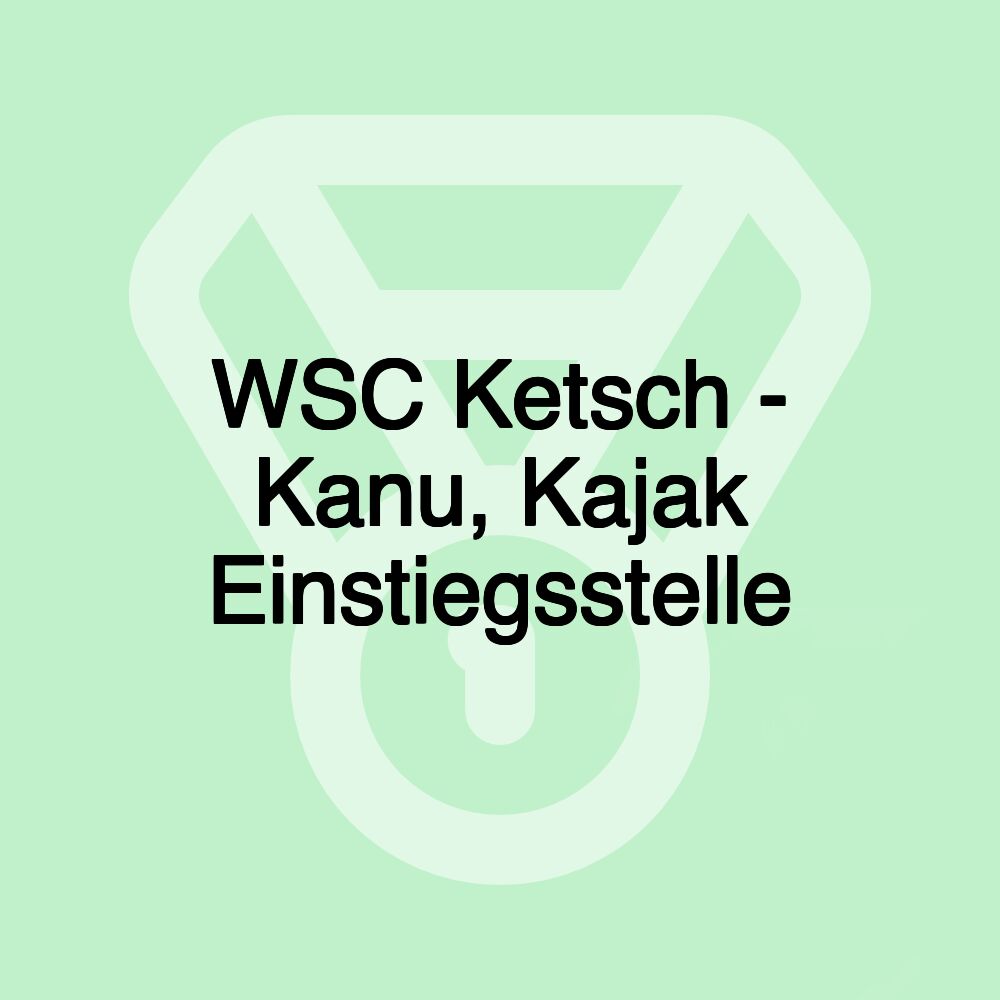 WSC Ketsch - Kanu, Kajak Einstiegsstelle