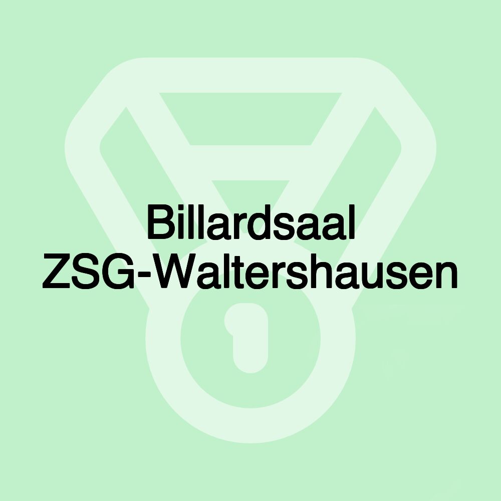 Billardsaal ZSG-Waltershausen