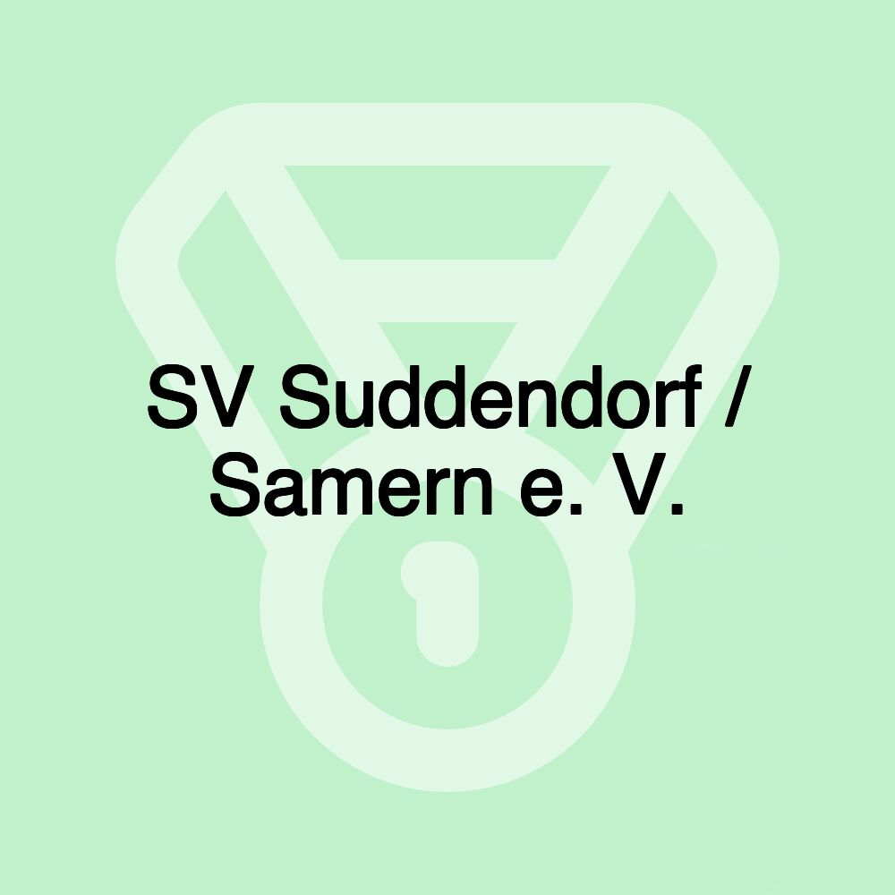 SV Suddendorf / Samern e. V.