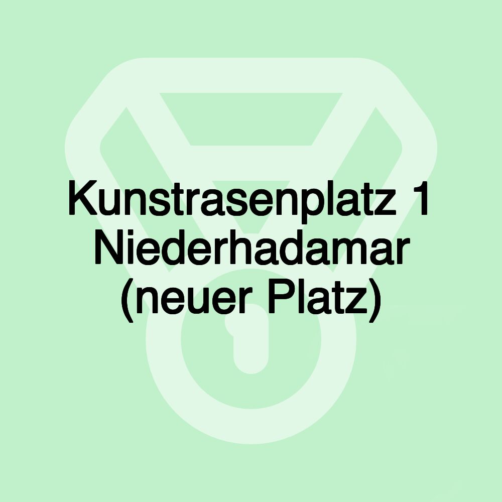 Kunstrasenplatz 1 Niederhadamar (neuer Platz)