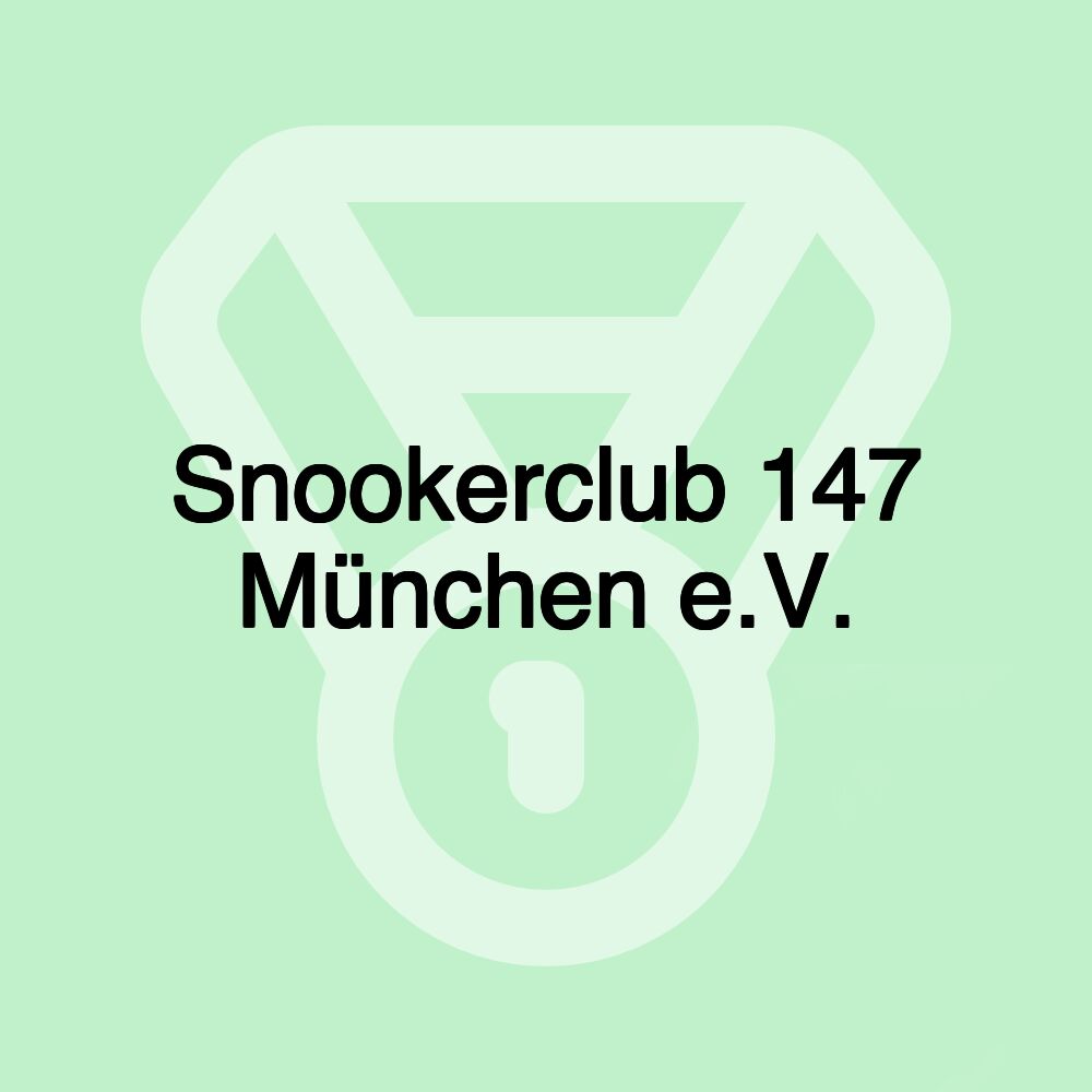 Snookerclub 147 München e.V.