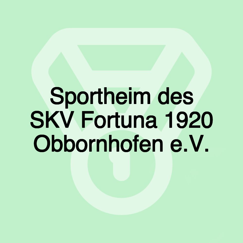 Sportheim des SKV Fortuna 1920 Obbornhofen e.V.