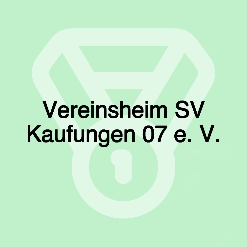 Vereinsheim SV Kaufungen 07 e. V.