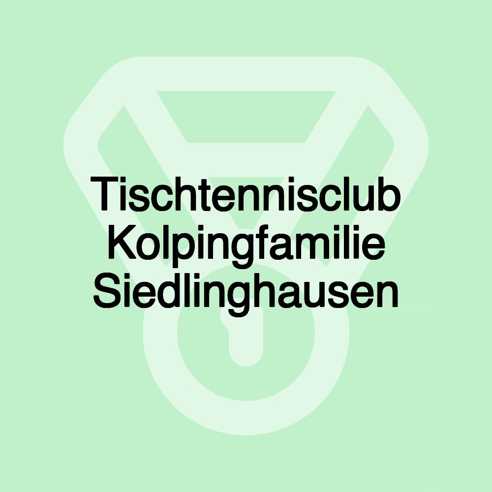 Tischtennisclub Kolpingfamilie Siedlinghausen