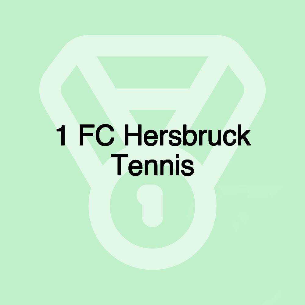 1 FC Hersbruck Tennis