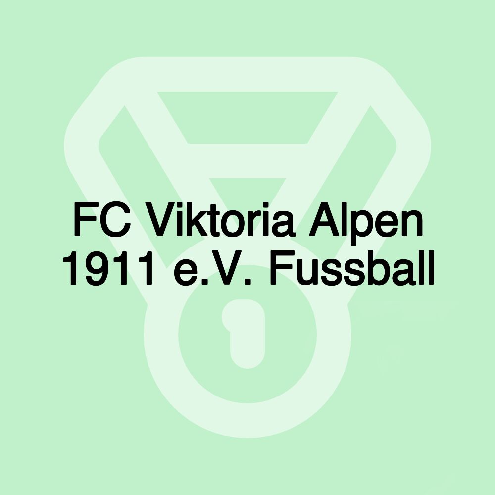 FC Viktoria Alpen 1911 e.V. Fussball