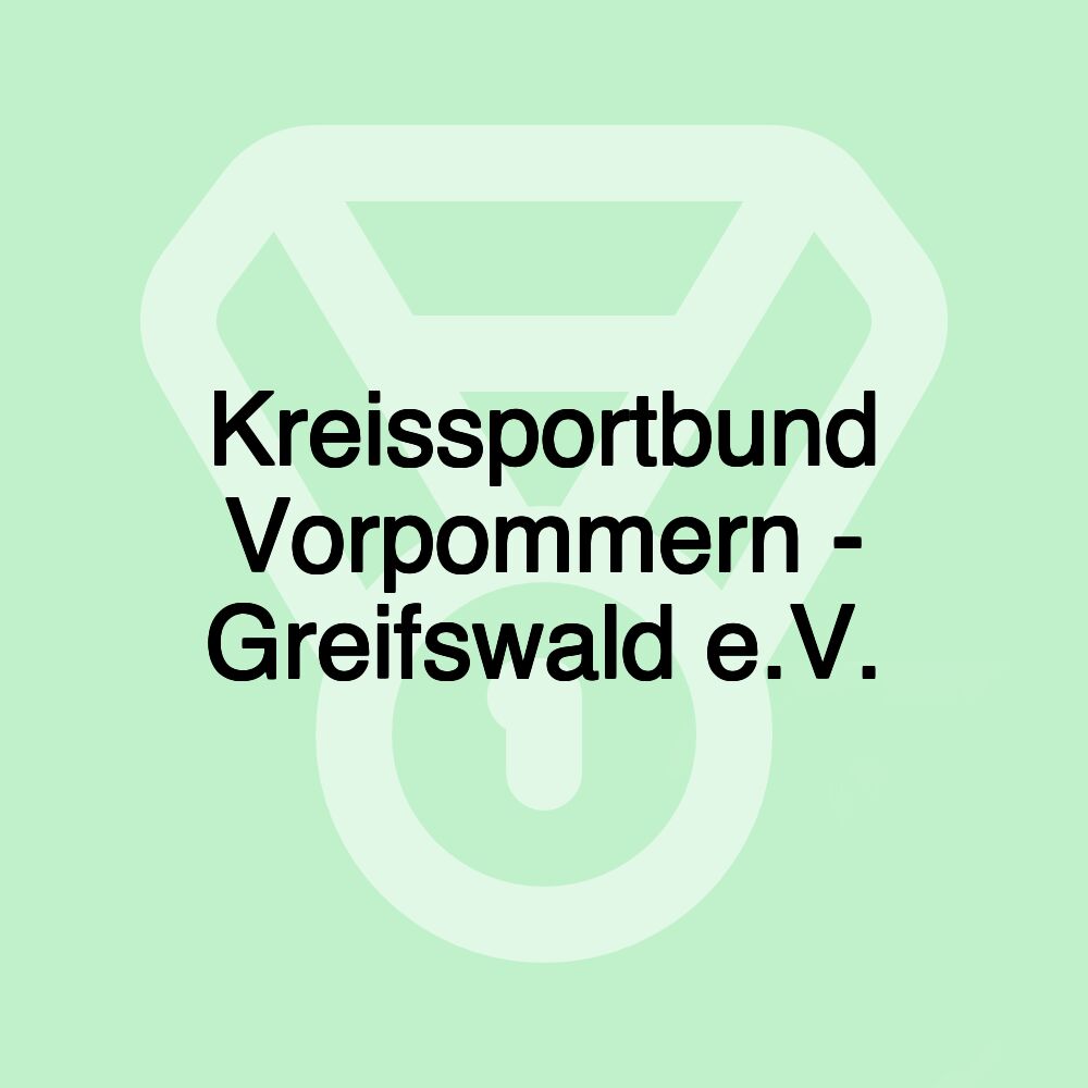 Kreissportbund Vorpommern - Greifswald e.V.