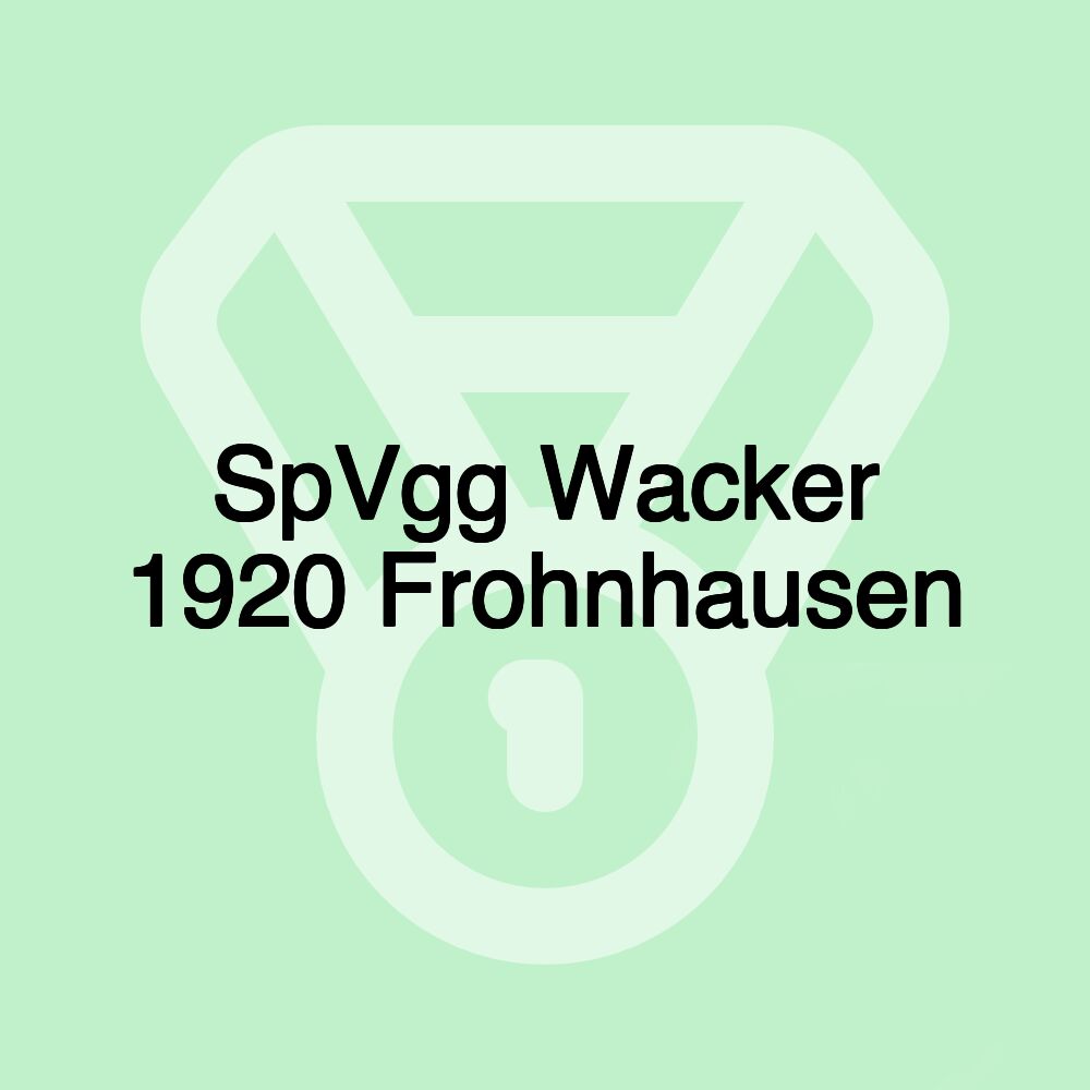 SpVgg Wacker 1920 Frohnhausen