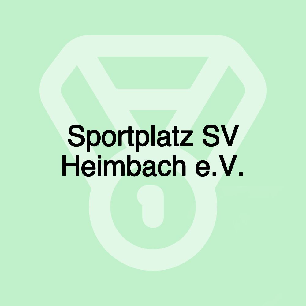 Sportplatz SV Heimbach e.V.