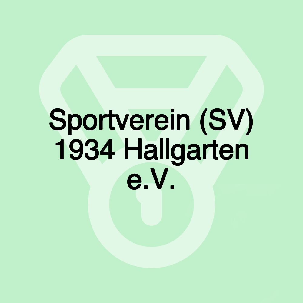 Sportverein (SV) 1934 Hallgarten e.V.