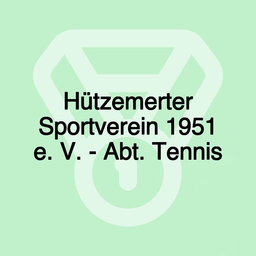 Hützemerter Sportverein 1951 e. V. - Abt. Tennis