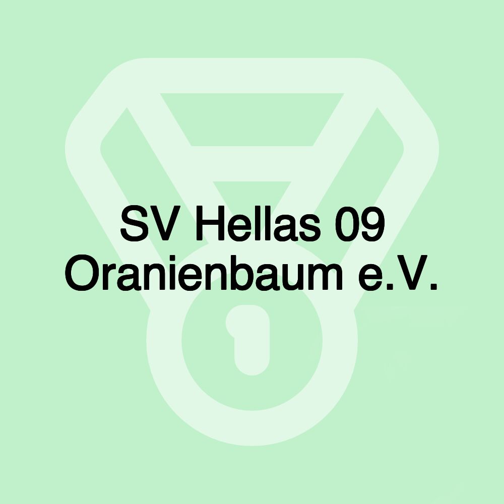 SV Hellas 09 Oranienbaum e.V.