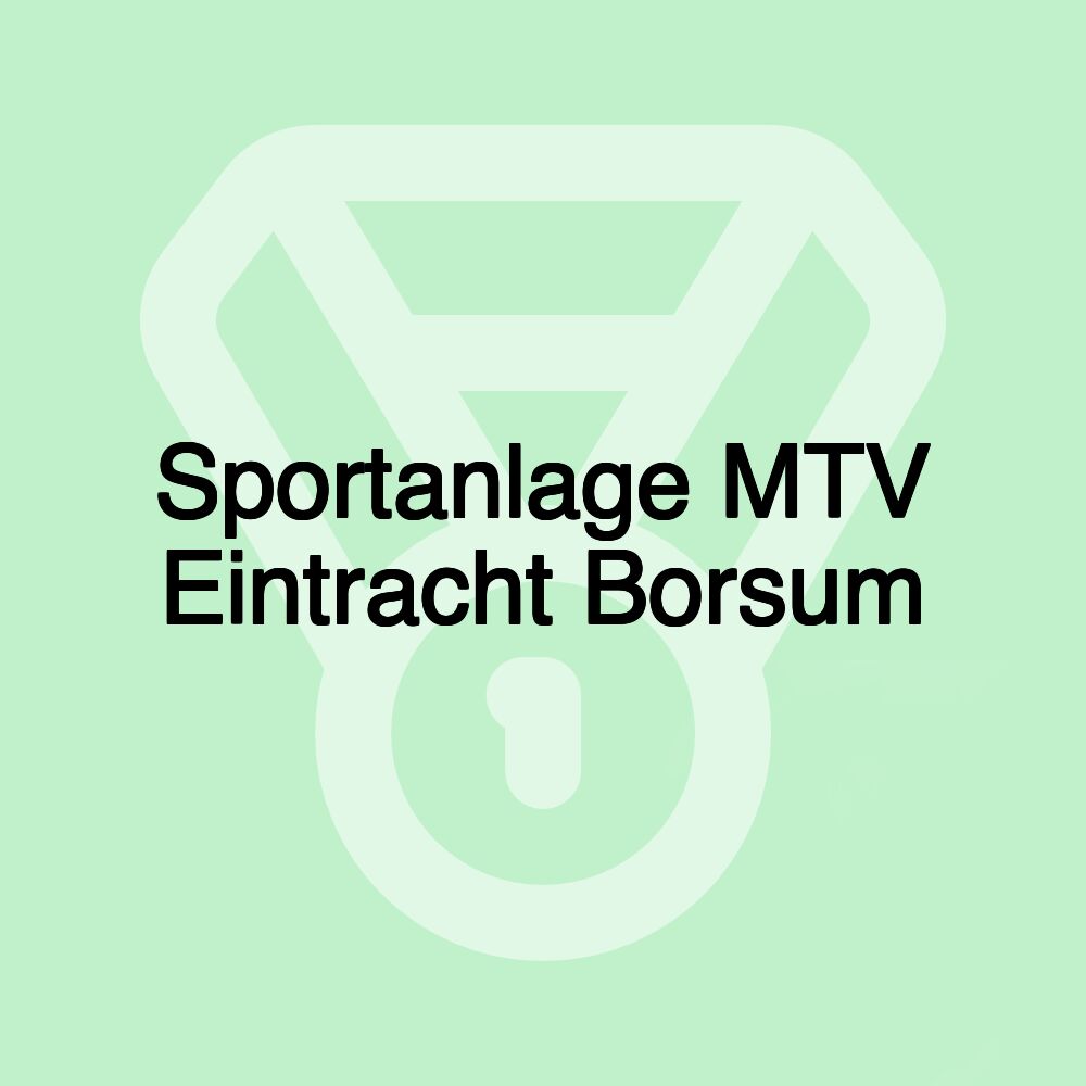 Sportanlage MTV Eintracht Borsum