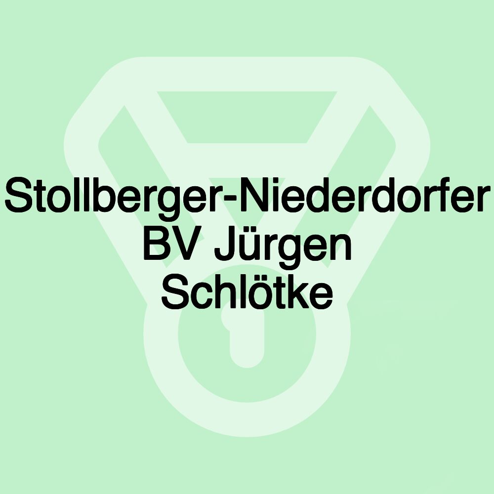 Stollberger-Niederdorfer BV Jürgen Schlötke