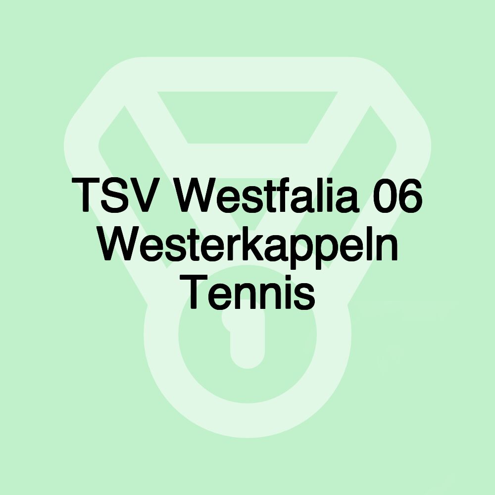 TSV Westfalia 06 Westerkappeln Tennis