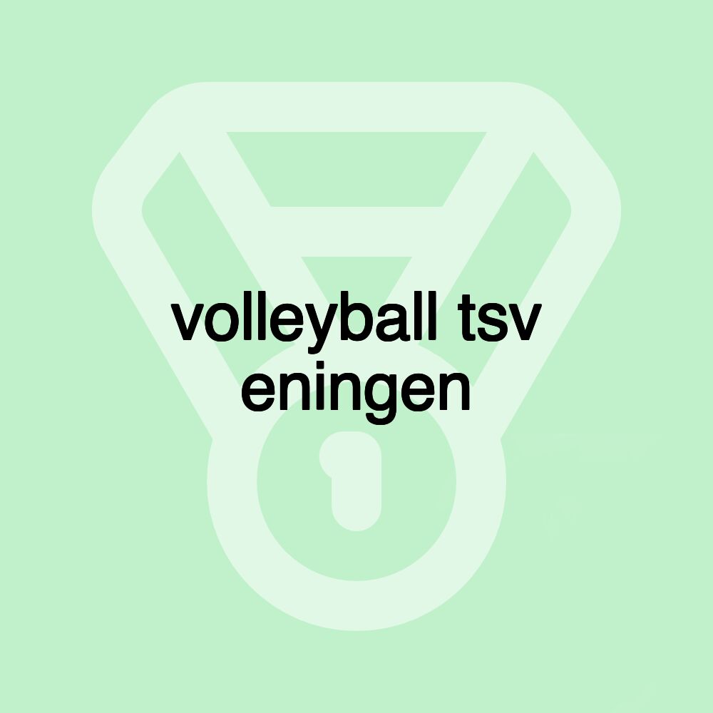 volleyball tsv eningen