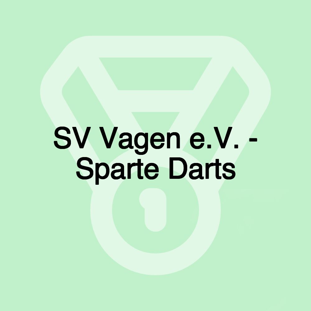 SV Vagen e.V. - Sparte Darts