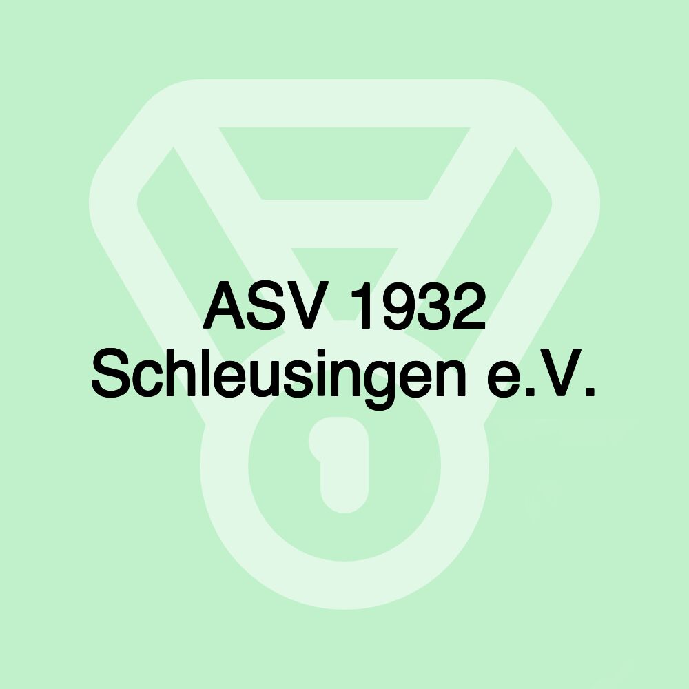 ASV 1932 Schleusingen e.V.