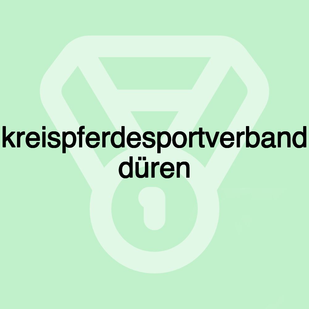 kreispferdesportverband düren