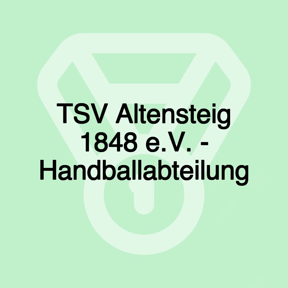 TSV Altensteig 1848 e.V. - Handballabteilung