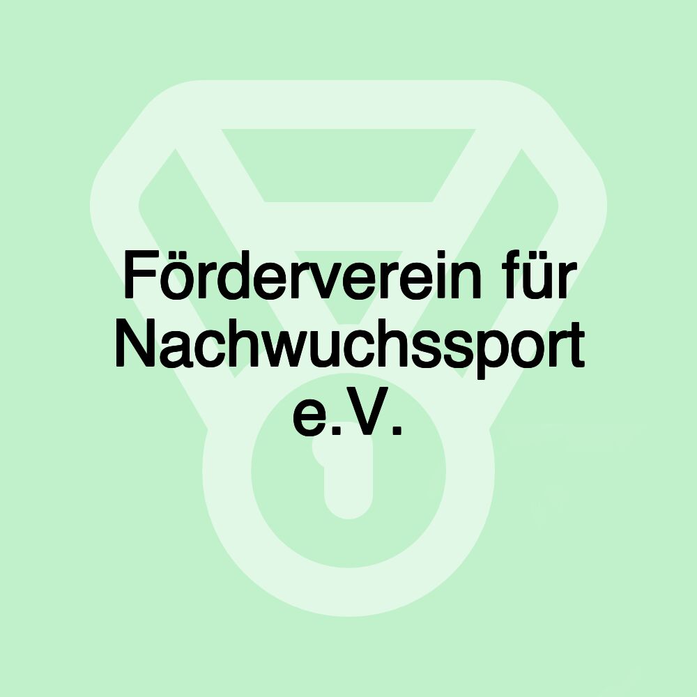 Förderverein für Nachwuchssport e.V.