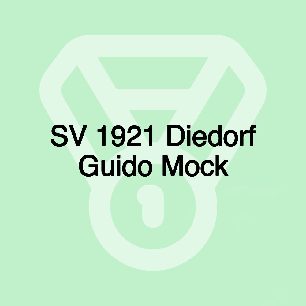 SV 1921 Diedorf Guido Mock