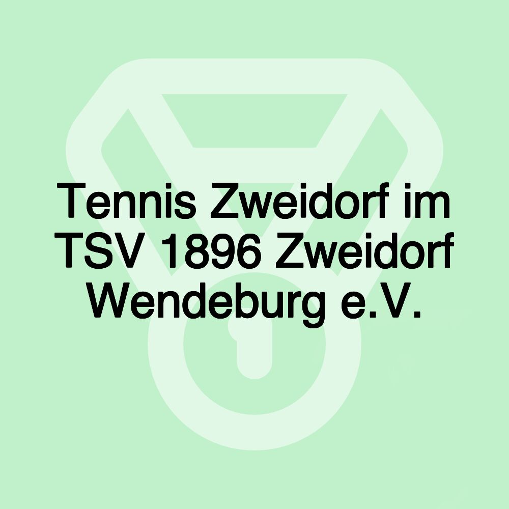 Tennis Zweidorf im TSV 1896 Zweidorf Wendeburg e.V.