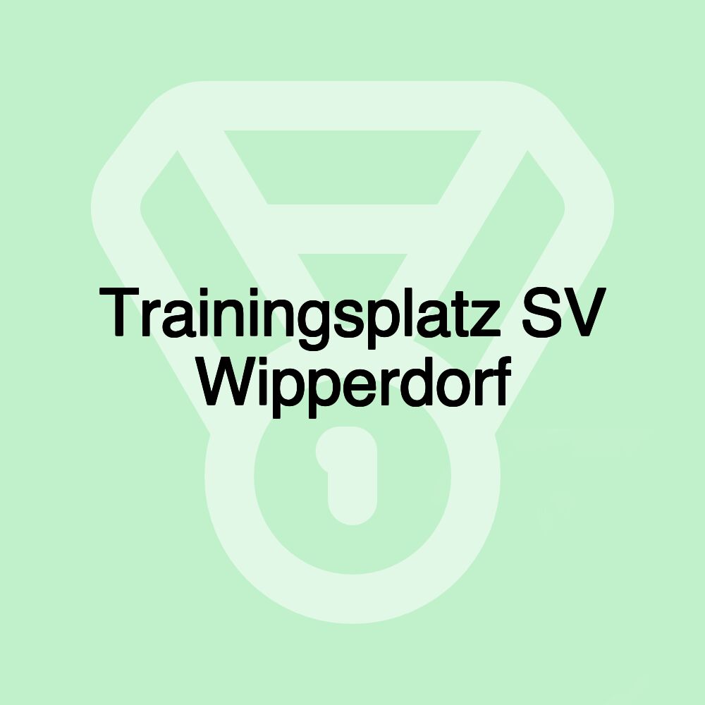 Trainingsplatz SV Wipperdorf