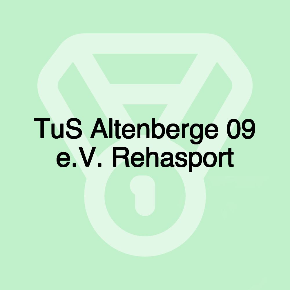 TuS Altenberge 09 e.V. Rehasport