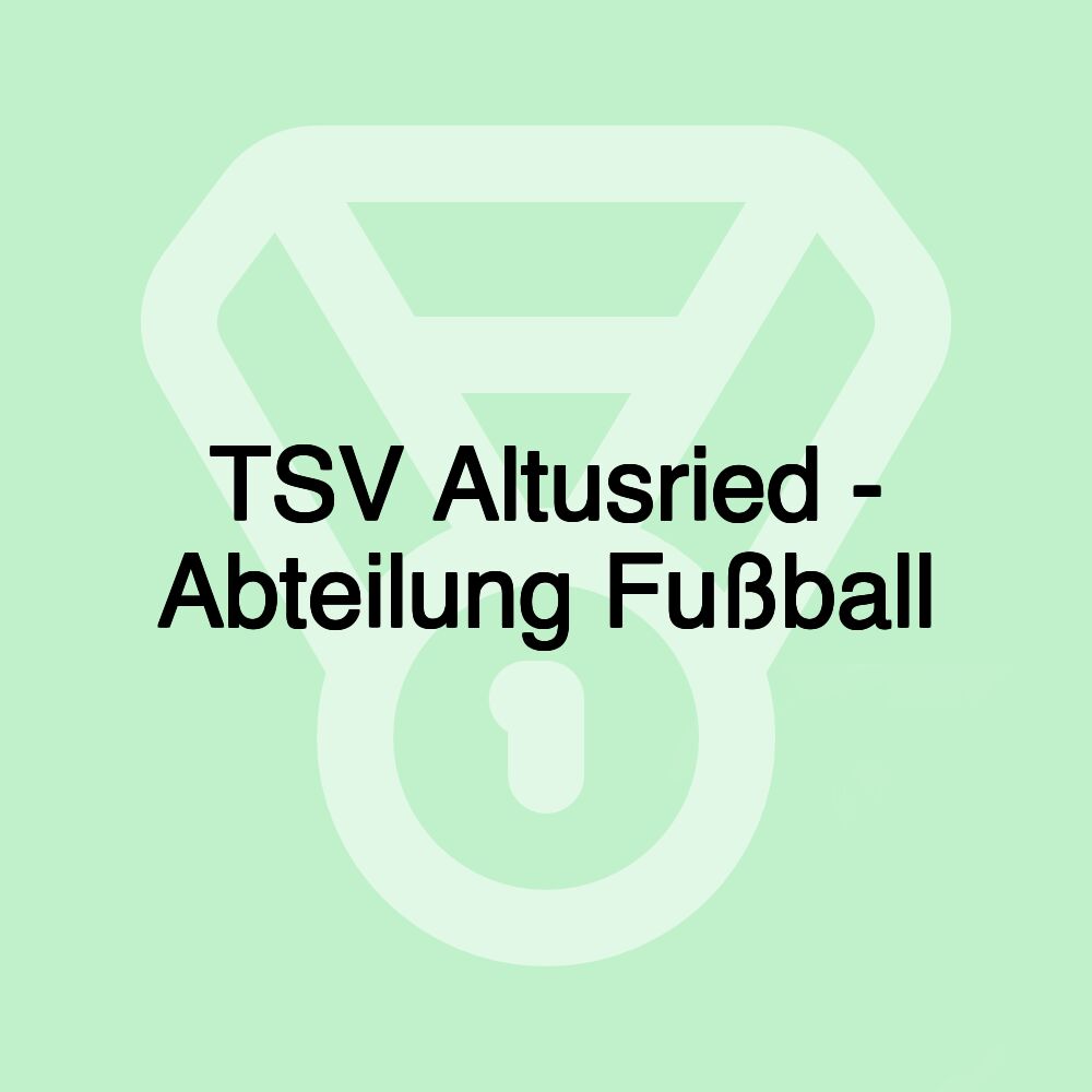 TSV Altusried - Abteilung Fußball