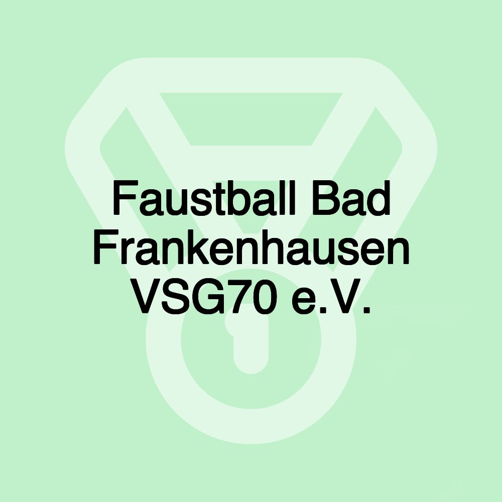 Faustball Bad Frankenhausen VSG70 e.V.