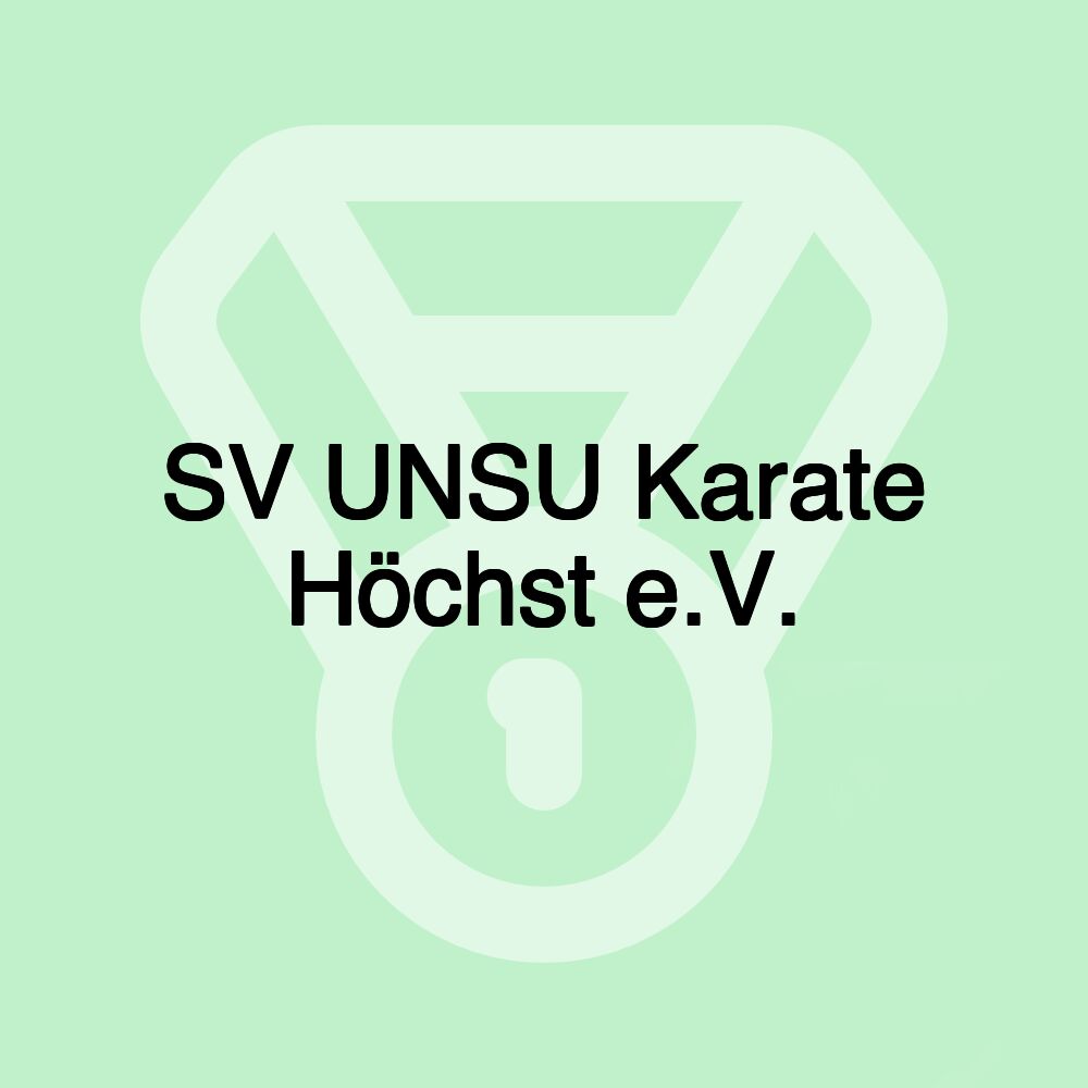 SV UNSU Karate Höchst e.V.