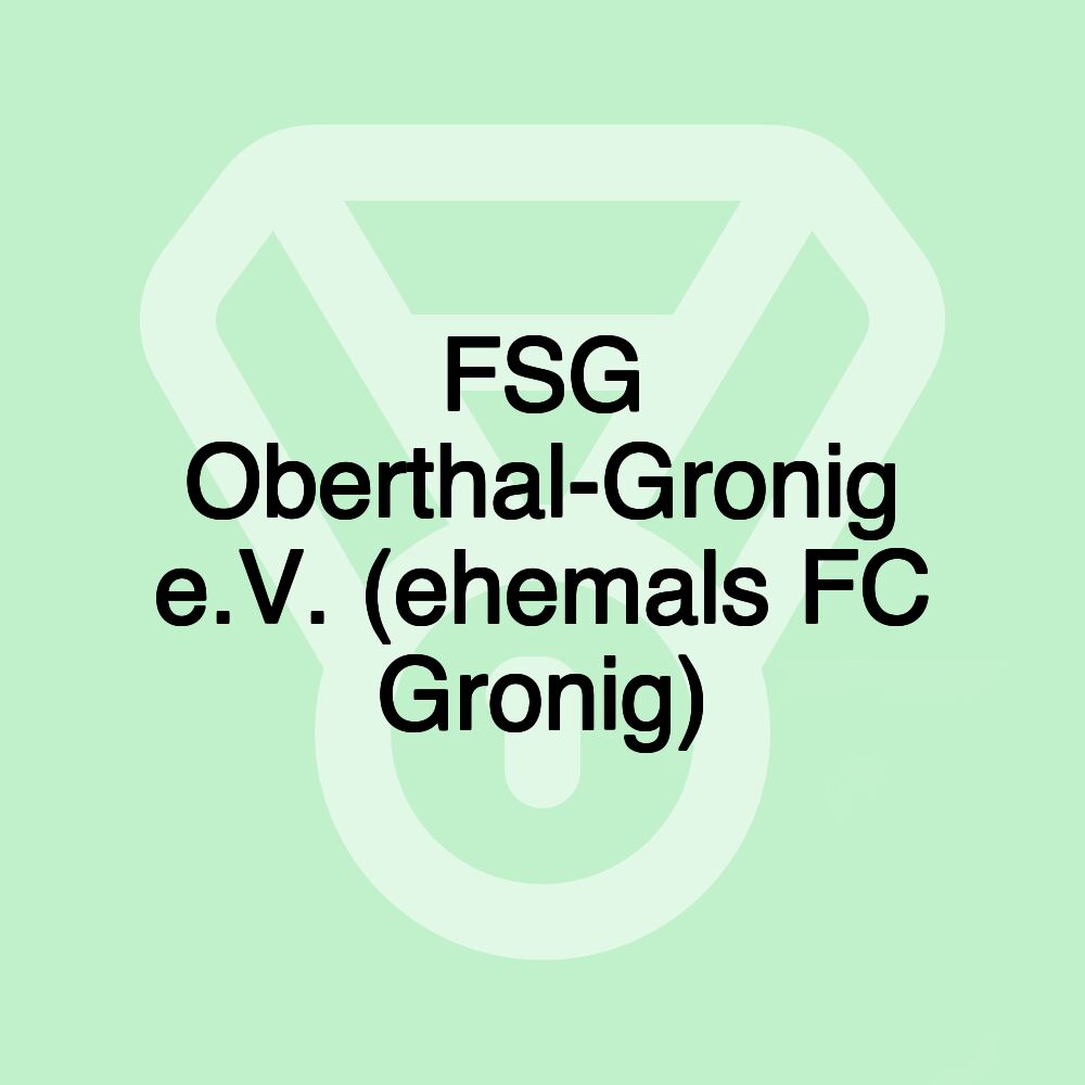 FSG Oberthal-Gronig e.V. (ehemals FC Gronig)