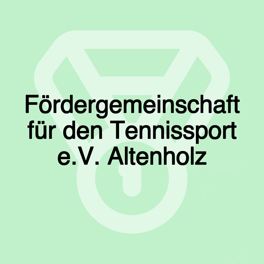 Fördergemeinschaft für den Tennissport e.V. Altenholz