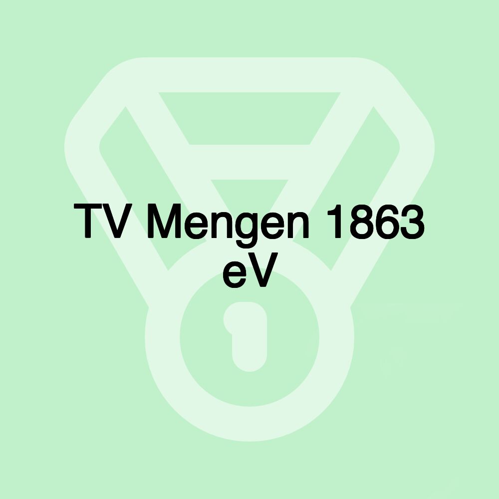 TV Mengen 1863 eV