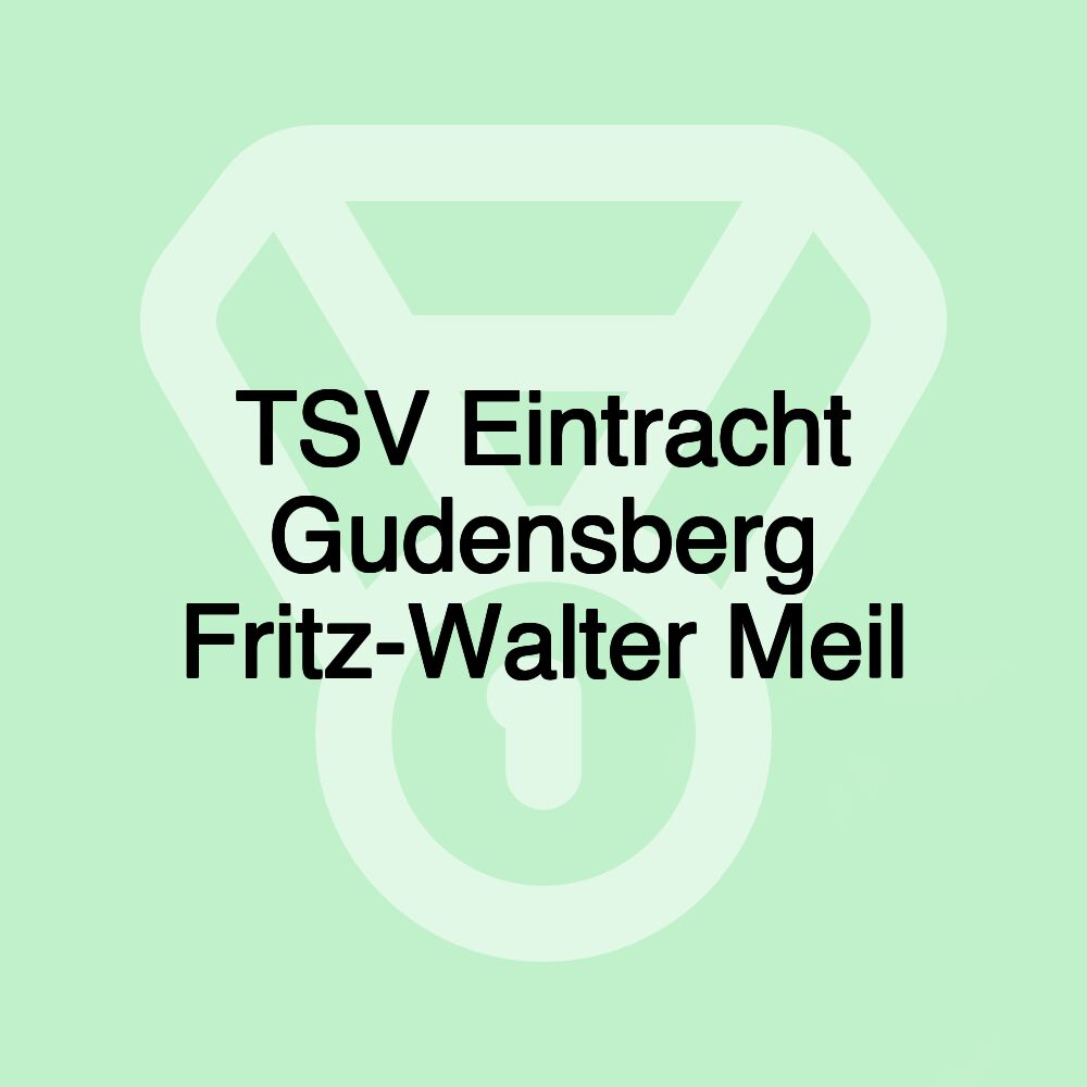 TSV Eintracht Gudensberg Fritz-Walter Meil