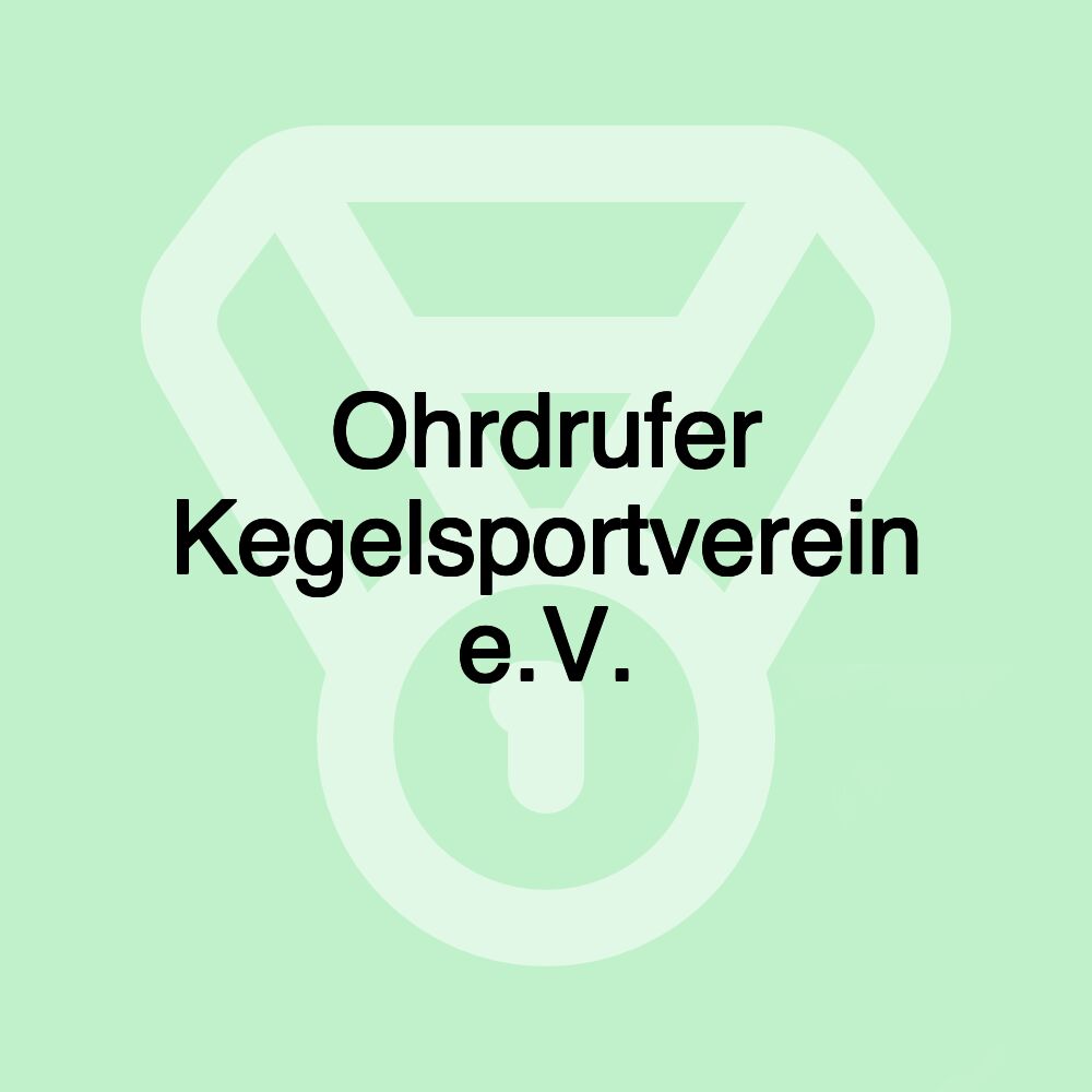 Ohrdrufer Kegelsportverein e.V.