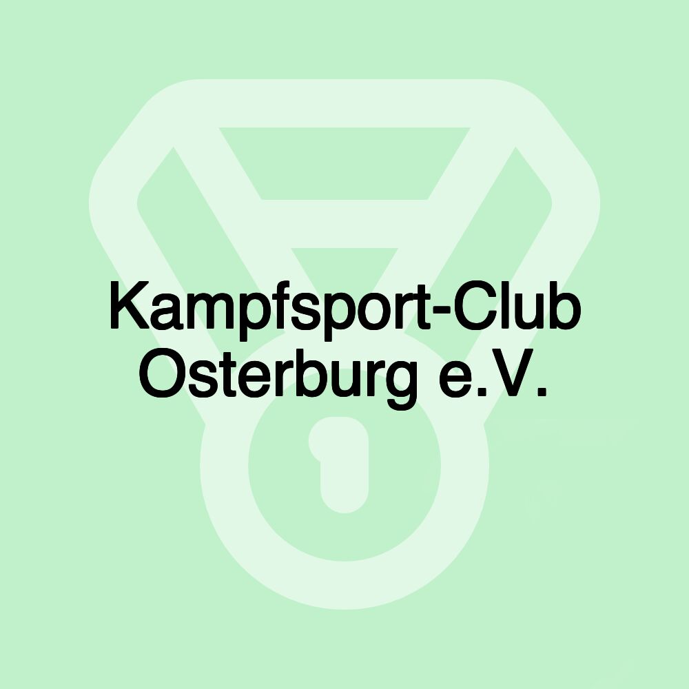 Kampfsport-Club Osterburg e.V. Kampfsport-Club Osterburg e.V.