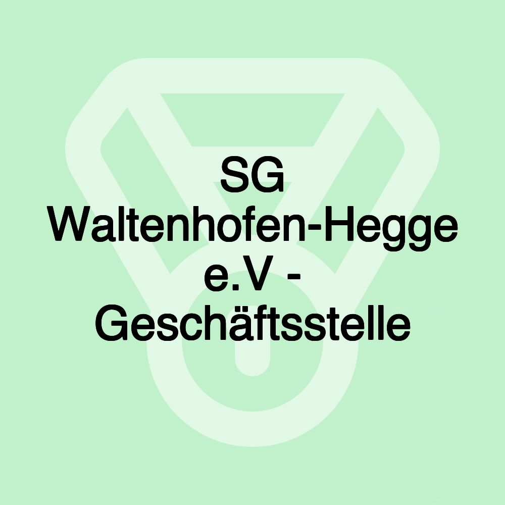 SG Waltenhofen-Hegge e.V - Geschäftsstelle