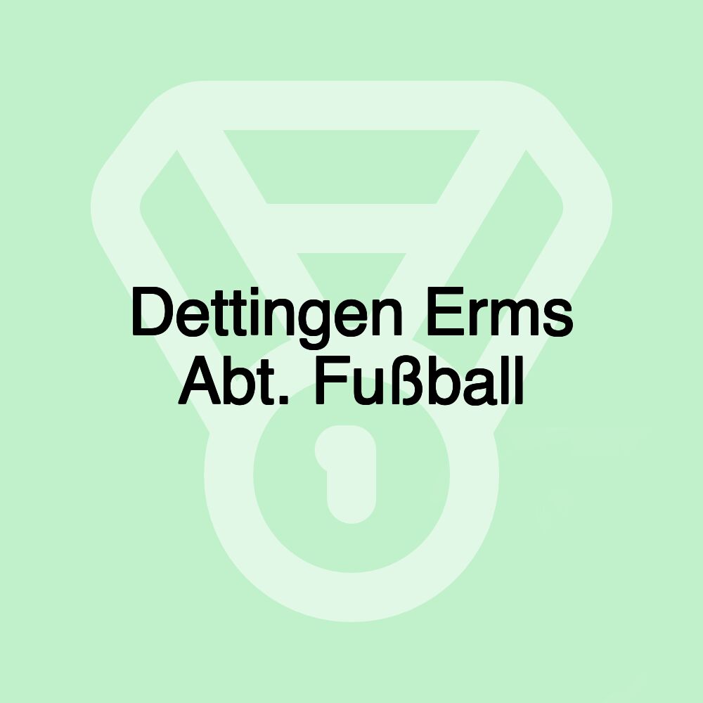 Dettingen Erms Abt. Fußball