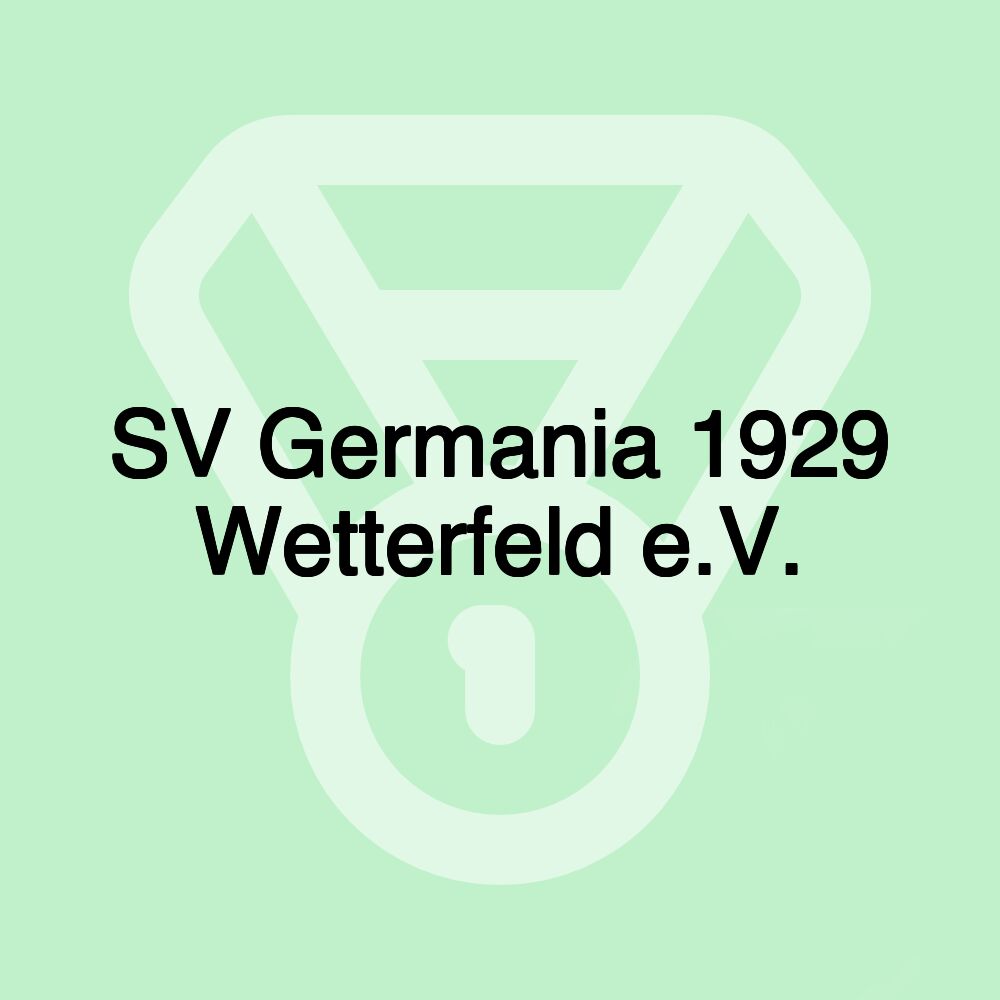 SV Germania 1929 Wetterfeld e.V.