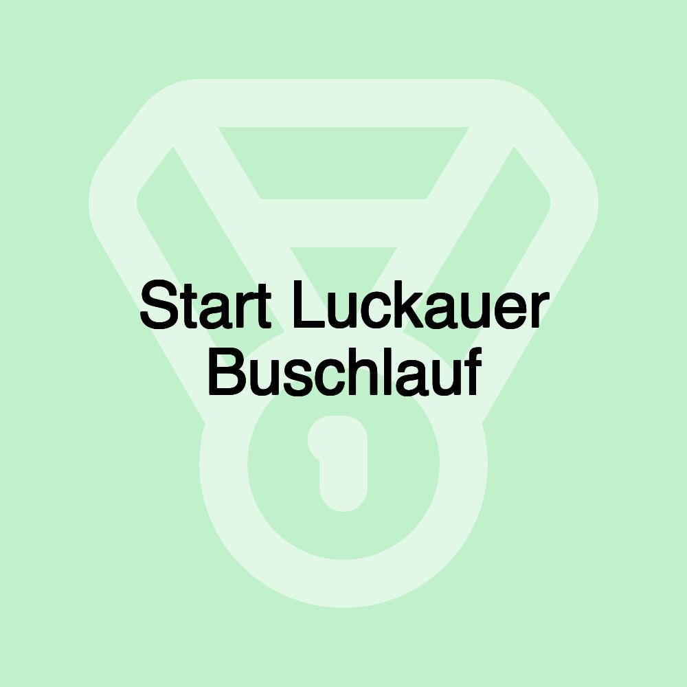 Start Luckauer Buschlauf