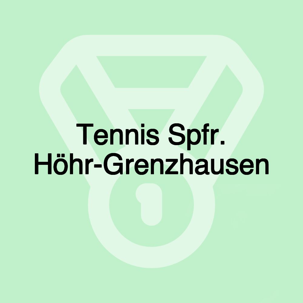 Tennis Spfr. Höhr-Grenzhausen