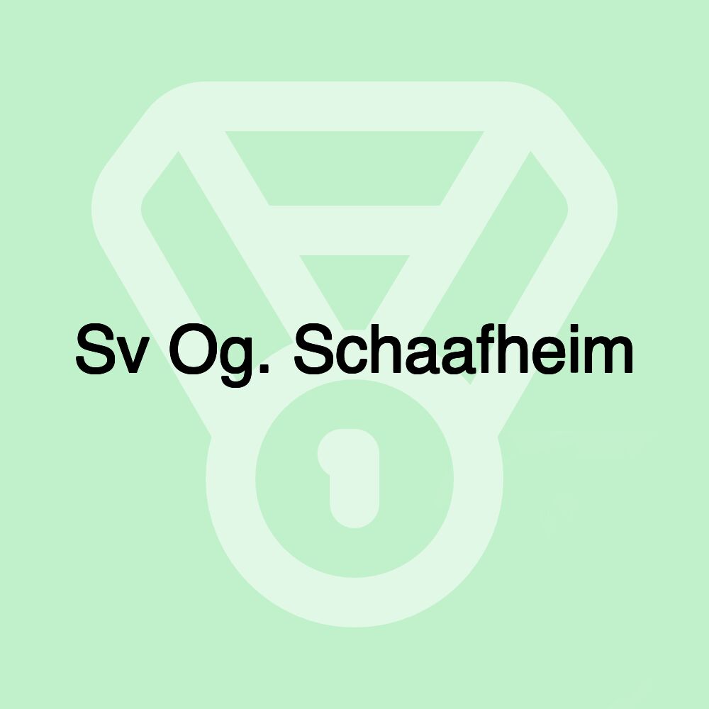 Sv Og. Schaafheim